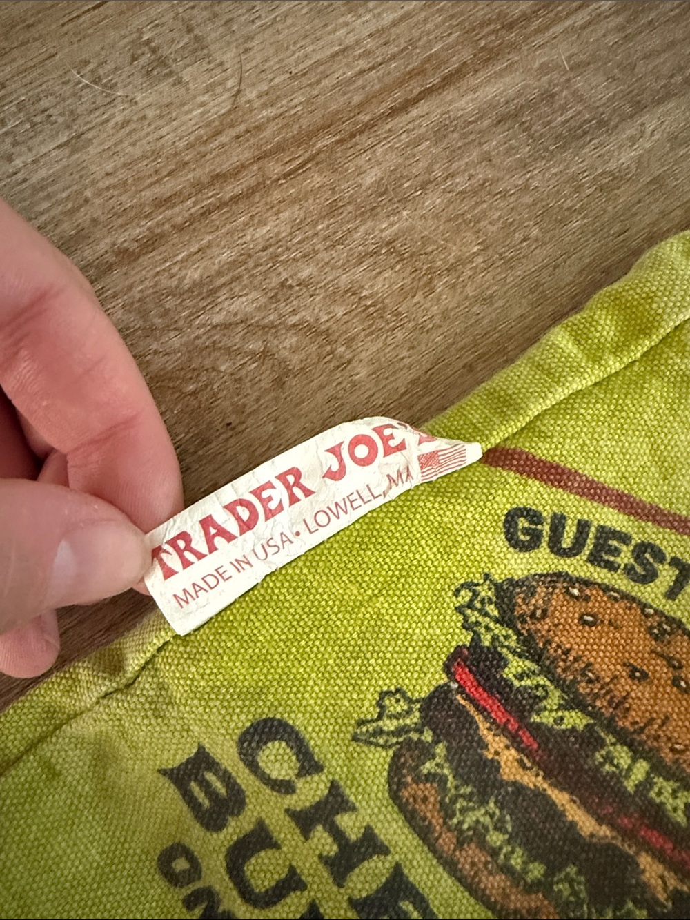Trader Joe’s Canvas Pickle Tote Bag - Picture 3 of 3